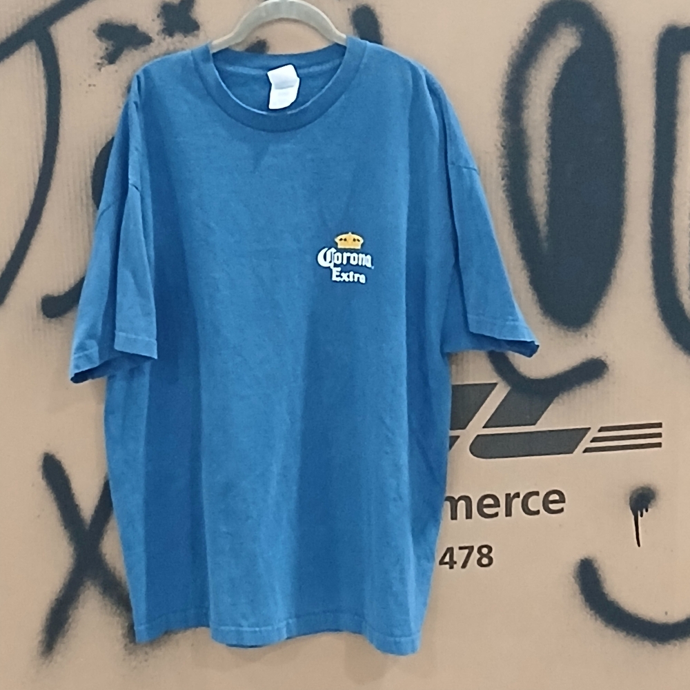 Corona Blue Short Sleeve Men's Tee